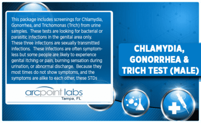 Chlamydia Gonorrhea and Trich Test