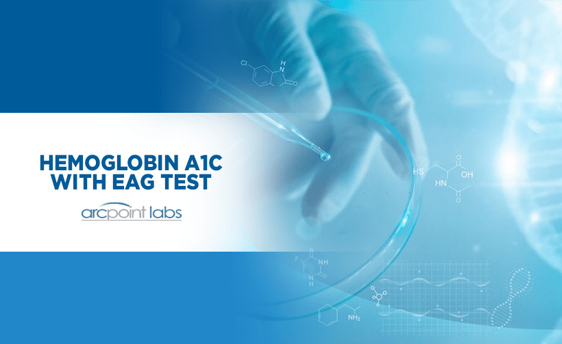 hemoglobin a1c with eag test